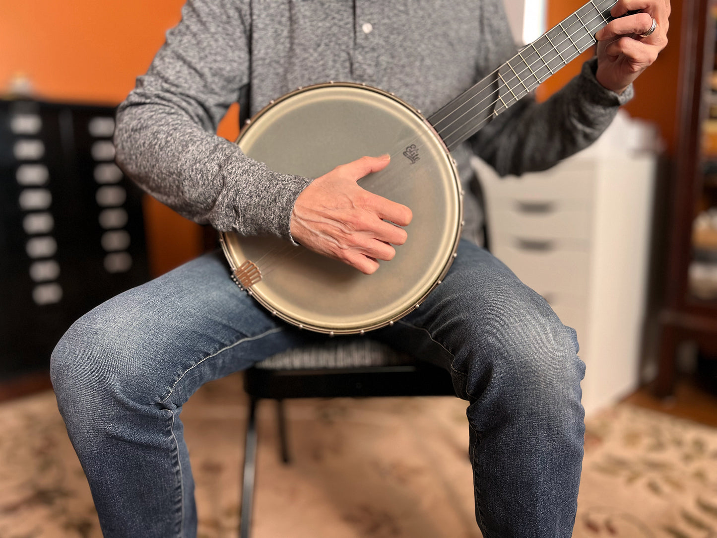 Huss and Dalton Singletree Banjo with an Elite (Renaissance) Head